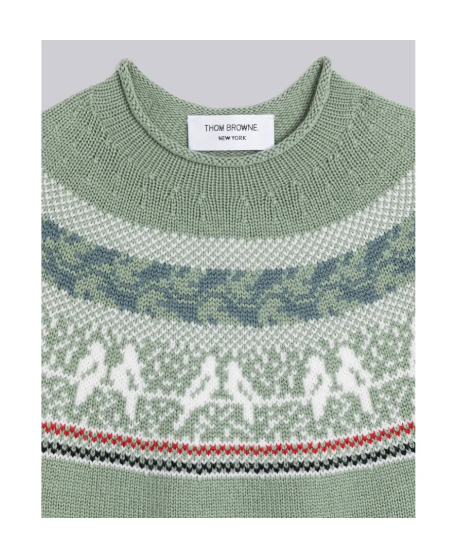 Fair-Isle Wool Jumper