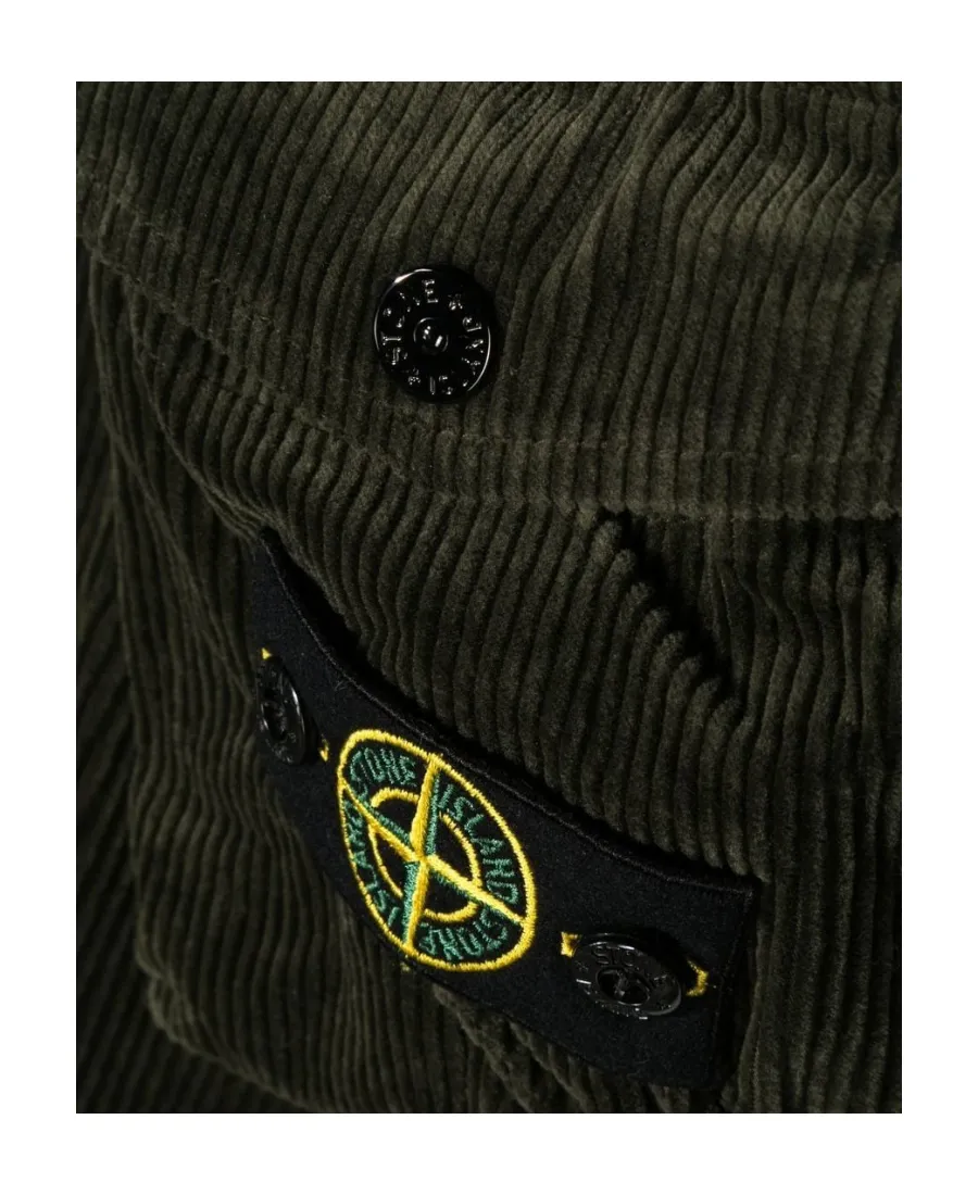 Stone Island Junior Logo Patch Cargo Pants