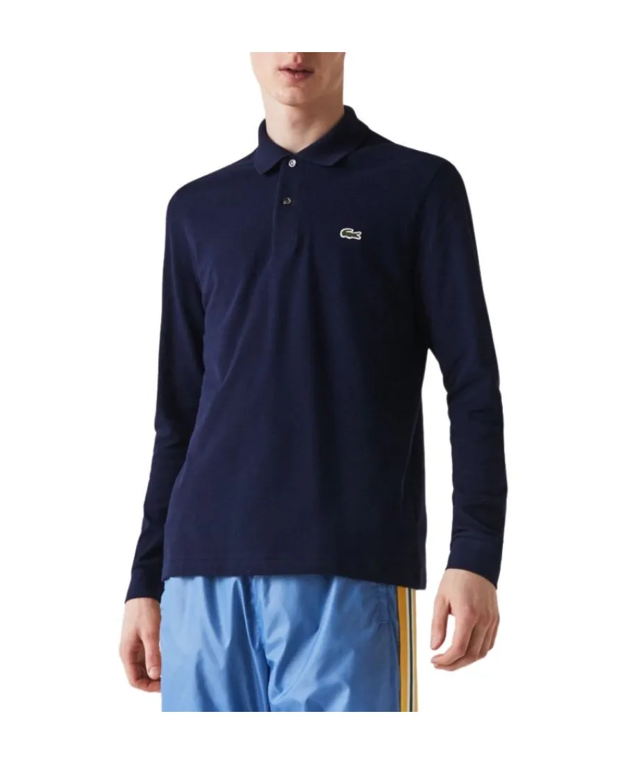 Logo Long-Sleeved Polo Shirt