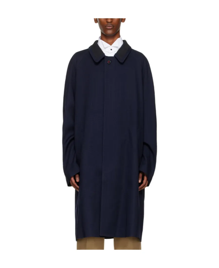 Maison Margiela Four-Stitch Detailed Long Coat