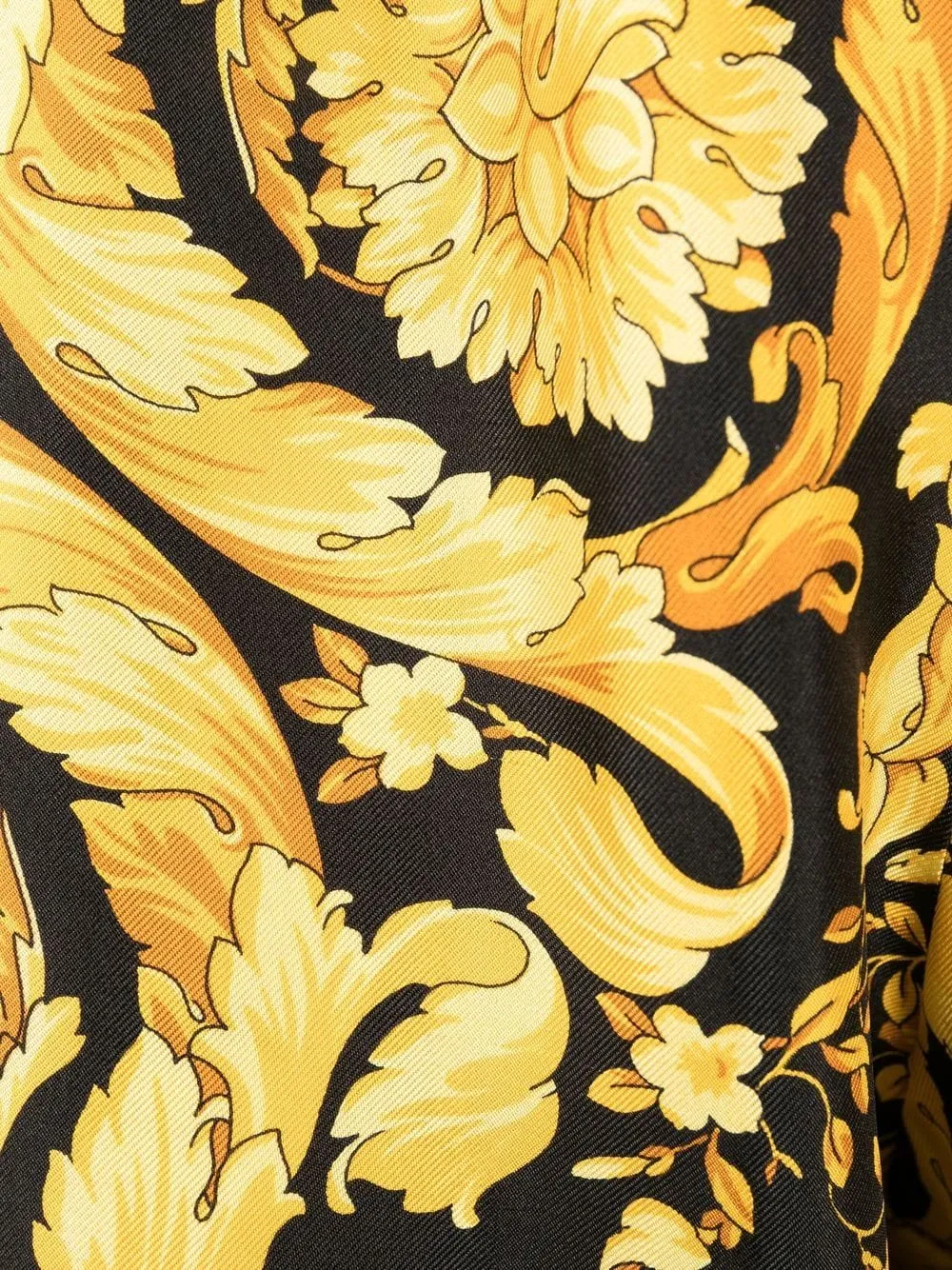 Versace Baroque Pattern Straight Leg Pajama Pants