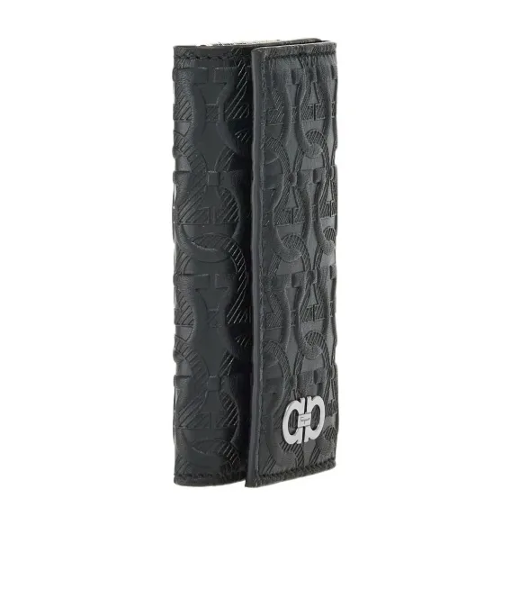 Gancini Logo Key Bag