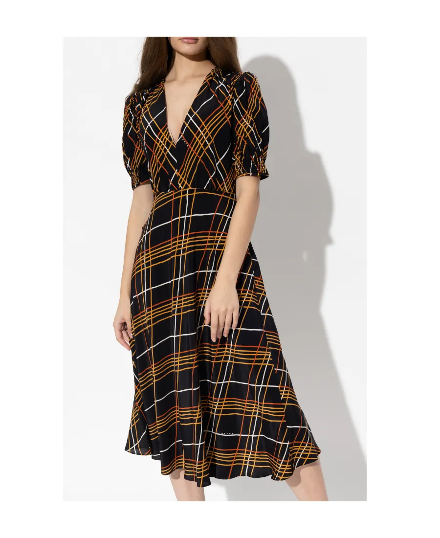Marni Wild Roads Printed V-Neck Dress