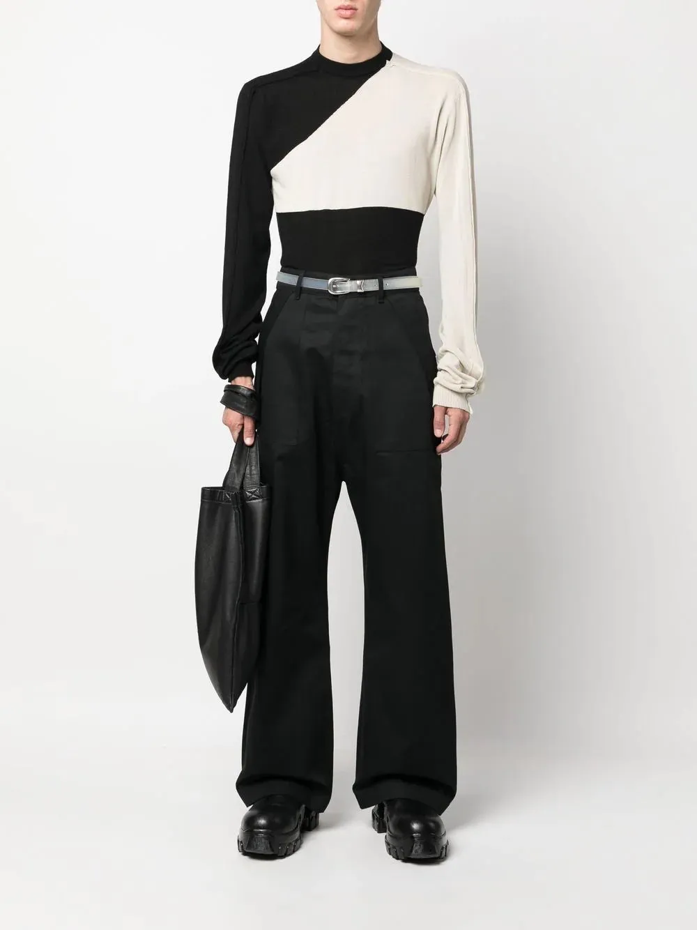 Straight-Leg Organic-Cotton Trousers
