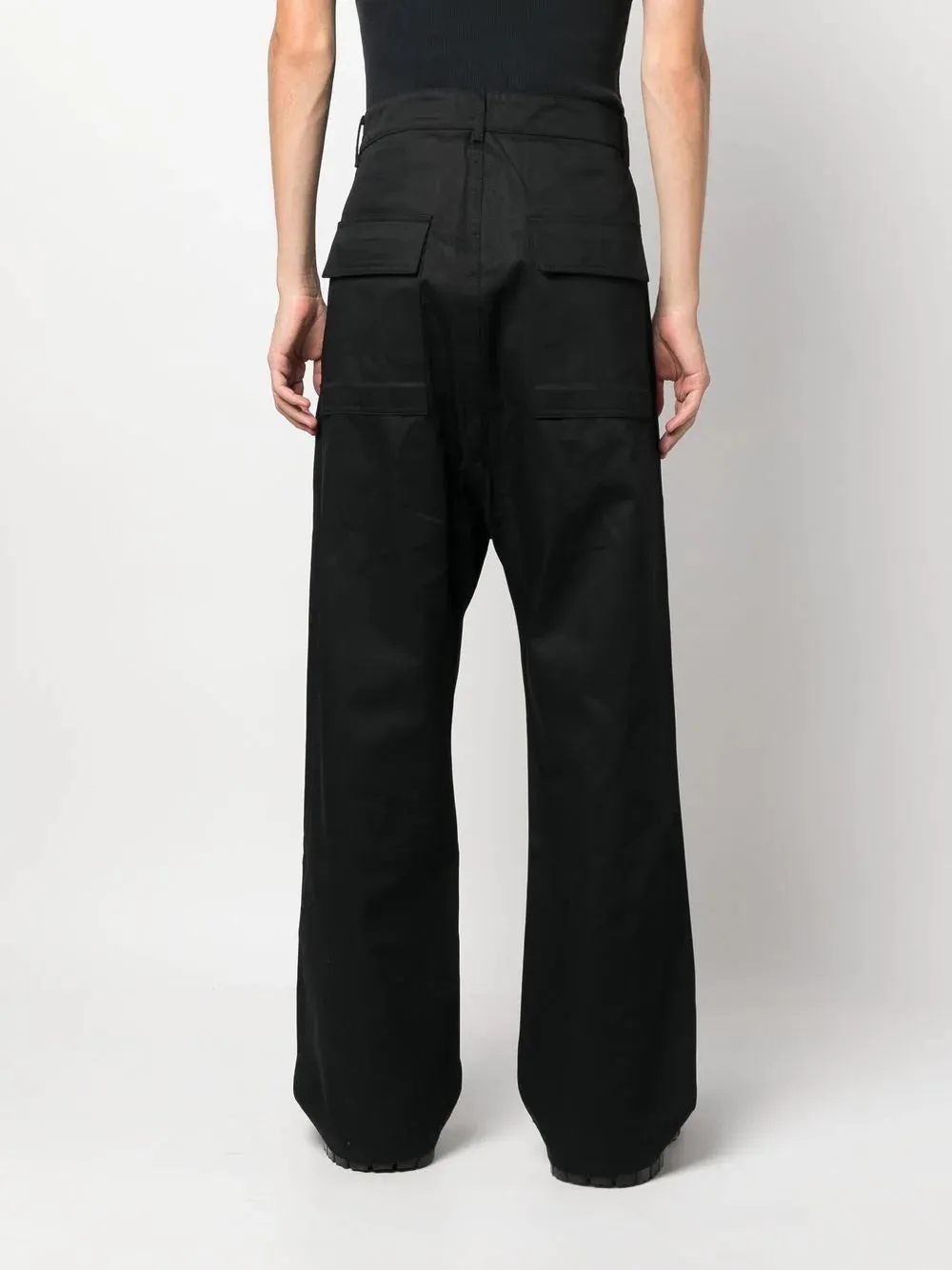 Straight-Leg Organic-Cotton Trousers