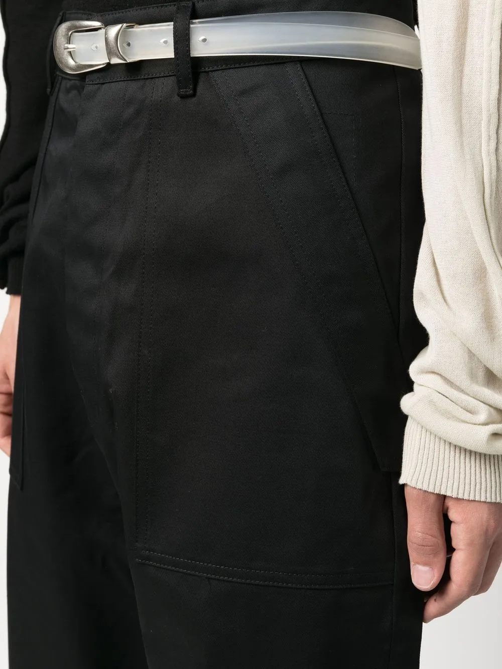 Straight-Leg Organic-Cotton Trousers