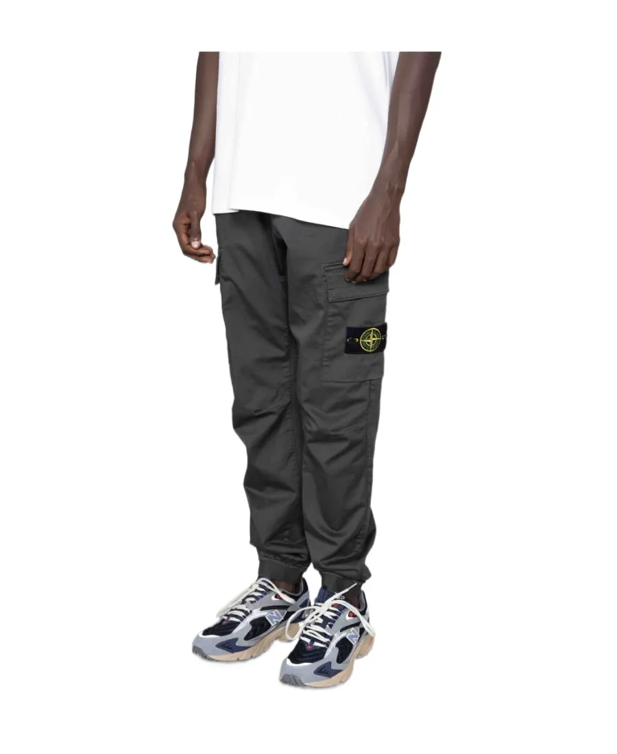 Compass-Patch Cargo Trousers
