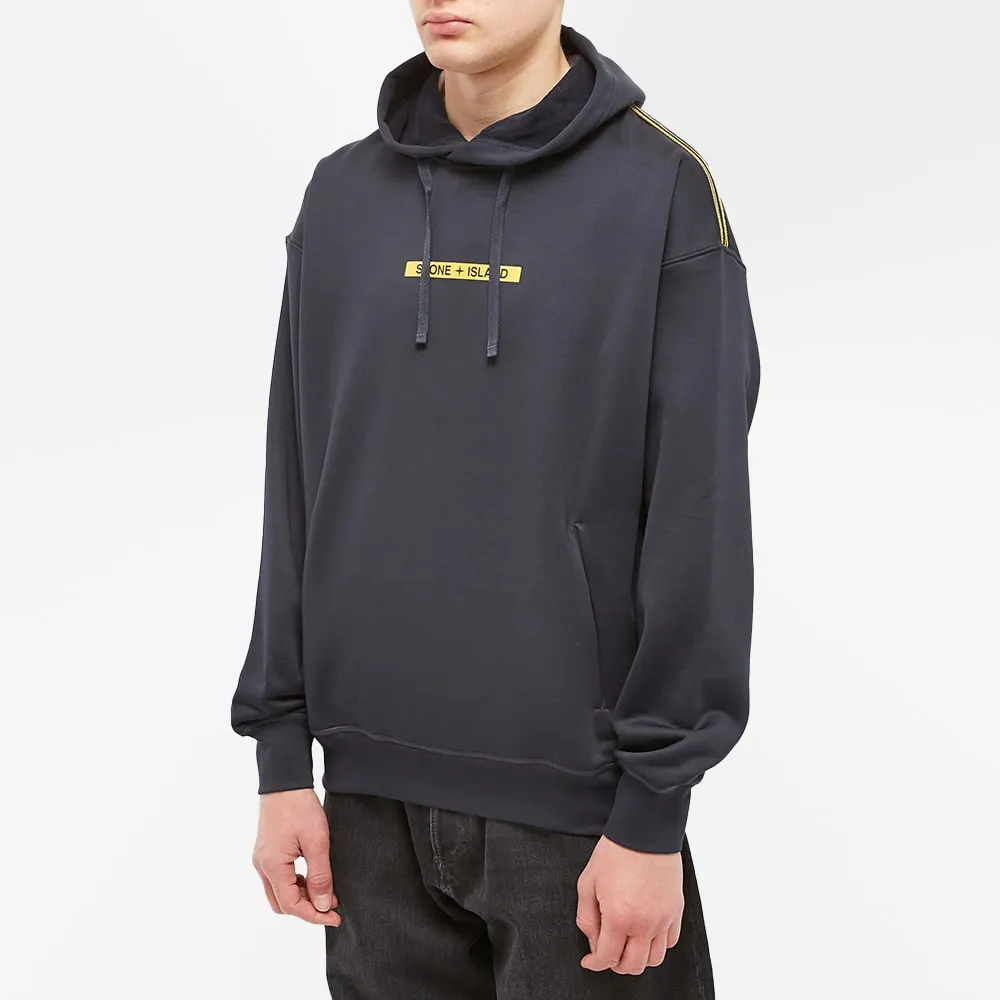 Logo-Print Long-Sleeved Hoodie