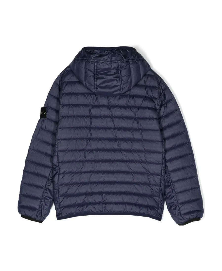 Teen Compass-Patch Puffer Jacket
