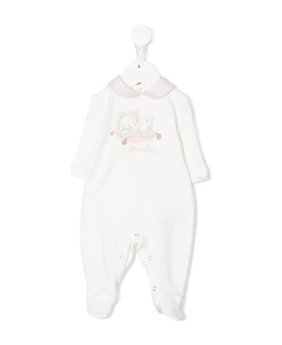 Graphic-Print Romper Suit