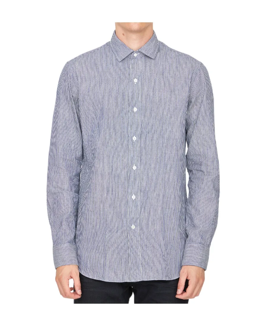 Salvatore Piccolo Striped Button-Up Shirt