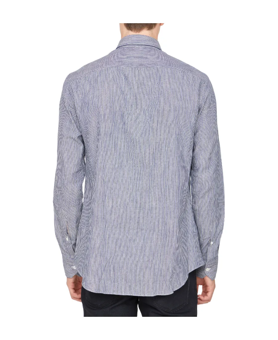 Salvatore Piccolo Striped Button-Up Shirt