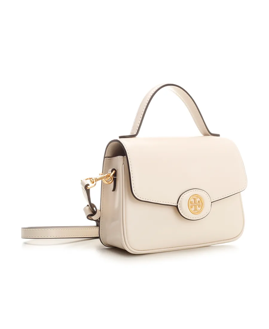Tory Burch Logo Detailed Fold-Over Shoulder Bag
