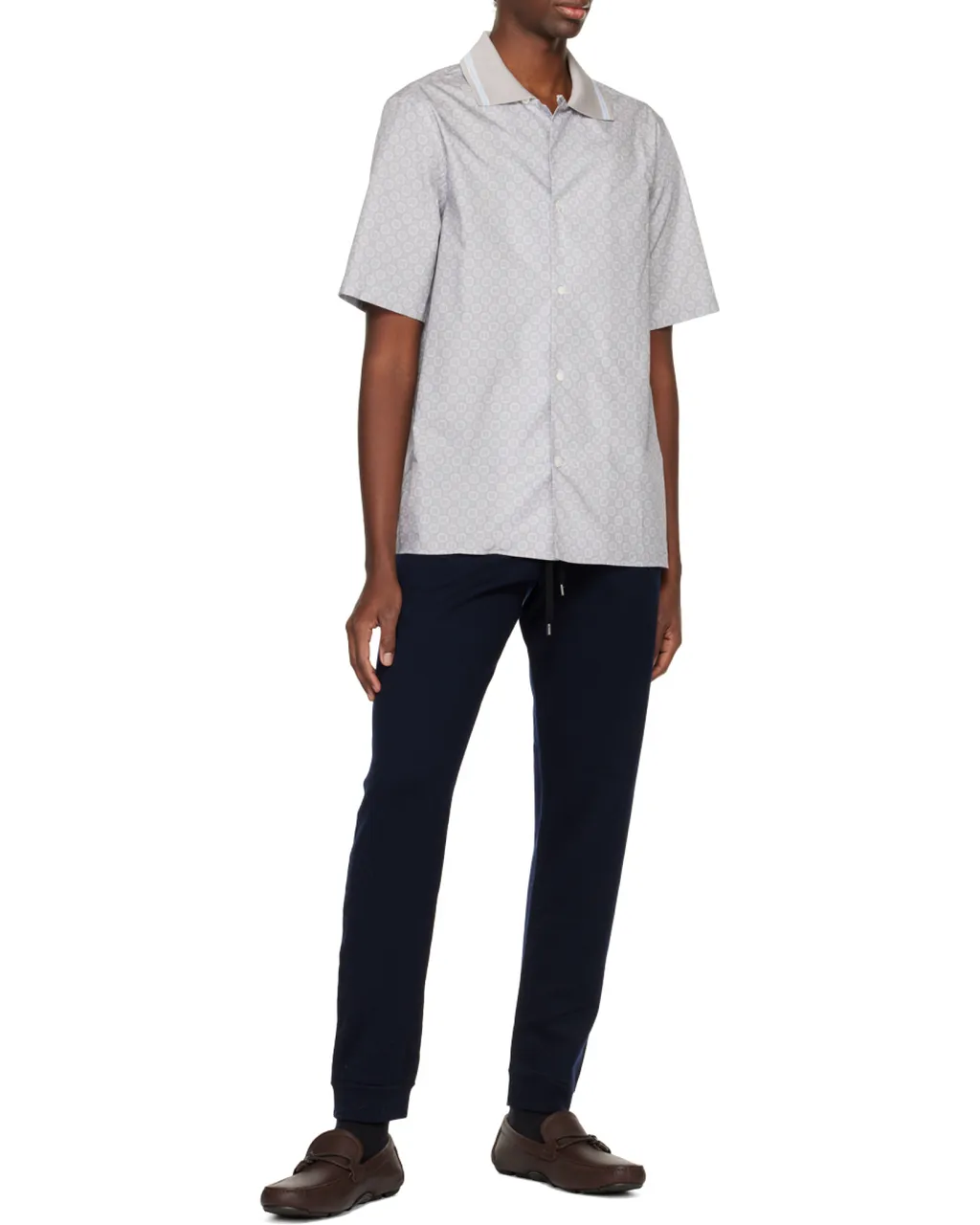 Gancini-Ornament Driver Loafers
