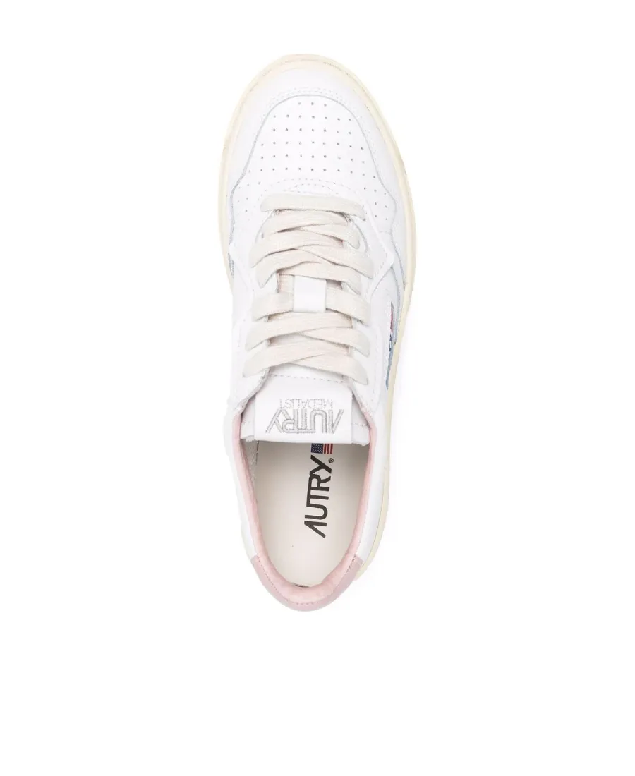 Autry Logo-Patch Lace-Up Sneakers