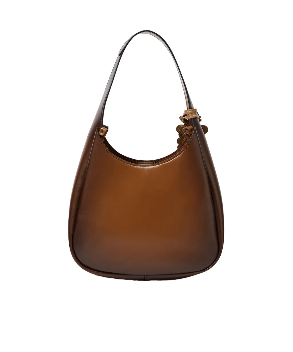 Stella Mccartney Logo Slouchy Hobo Tote Bag