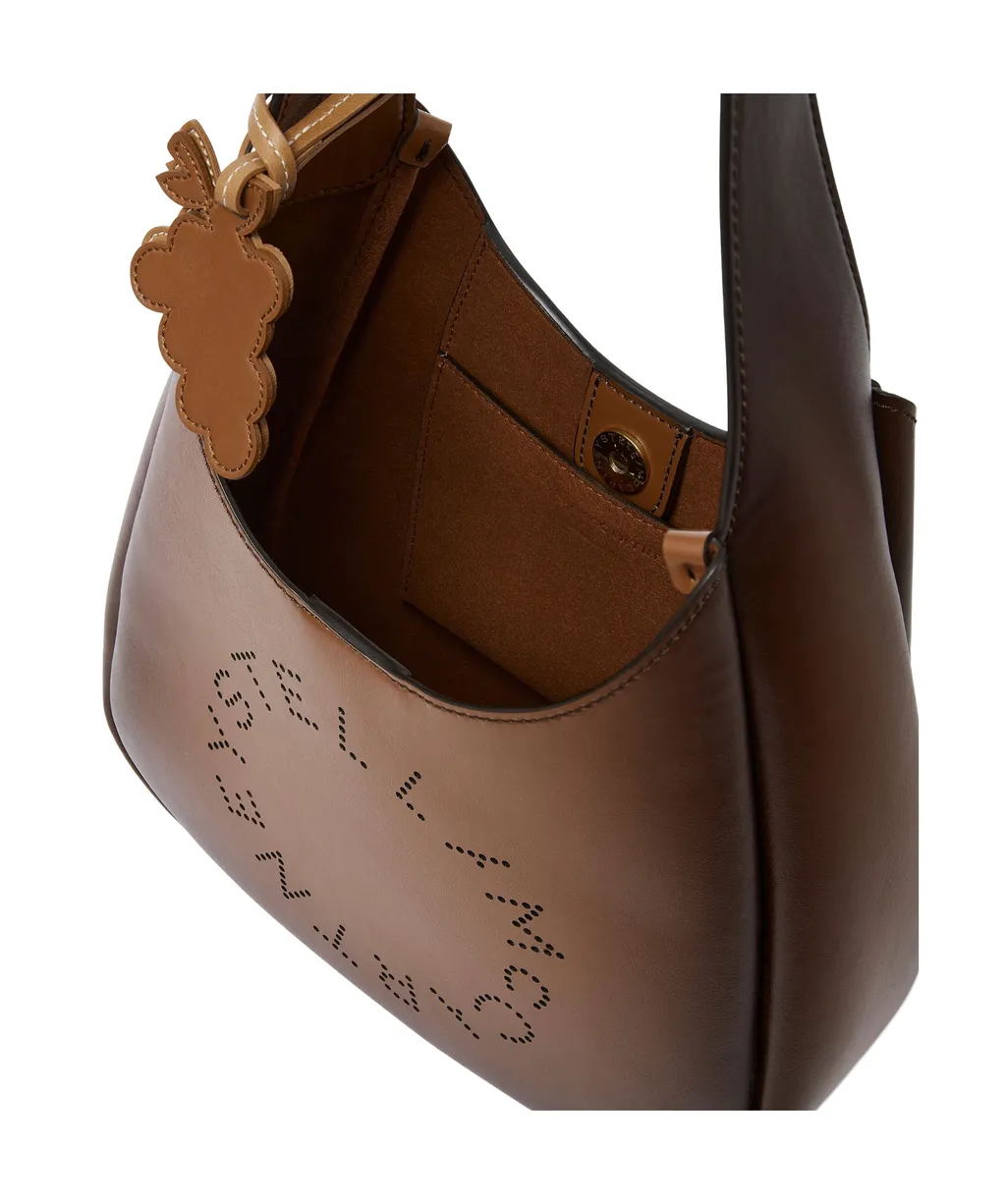 Stella Mccartney Logo Slouchy Hobo Tote Bag
