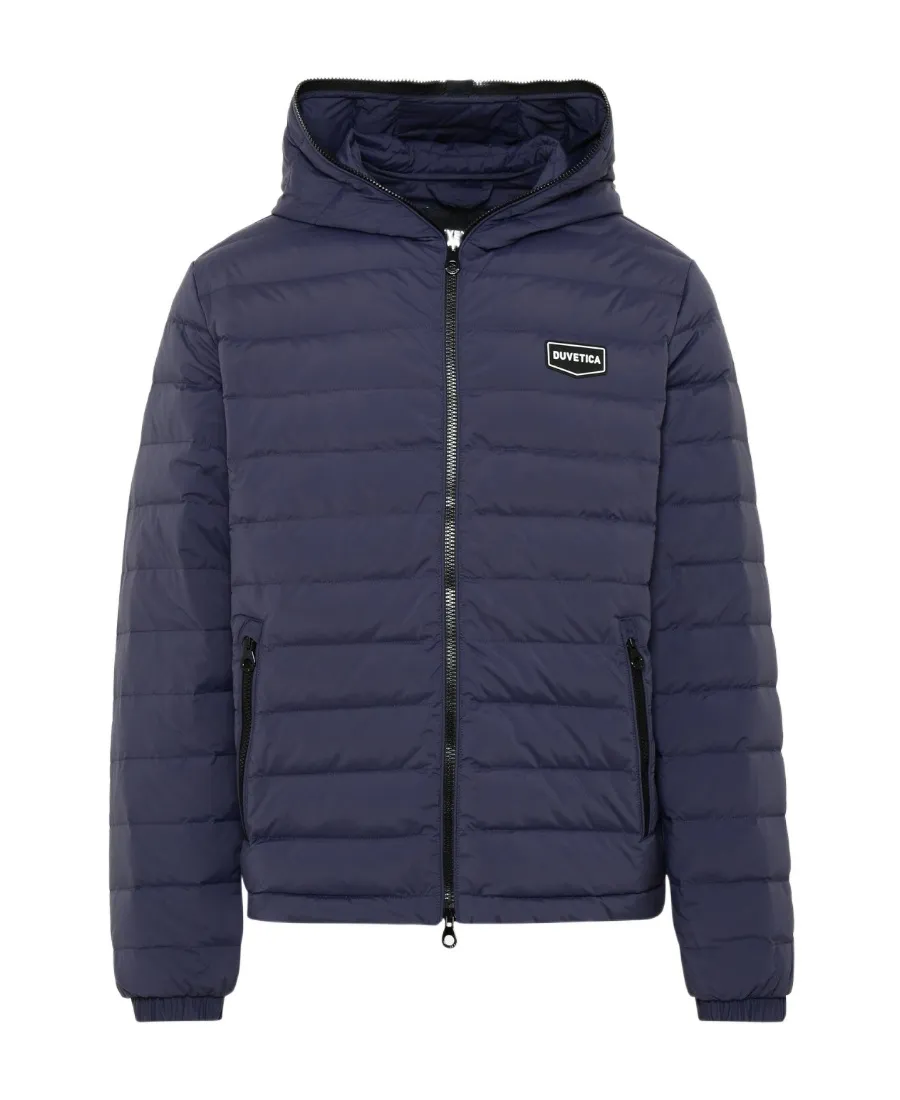 Logo-Patch Padded Coat