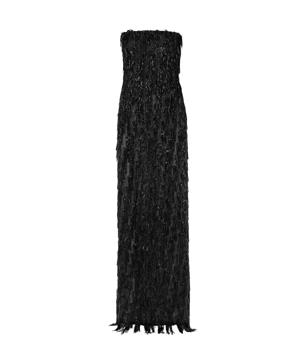 Tube Top Tassel Dress