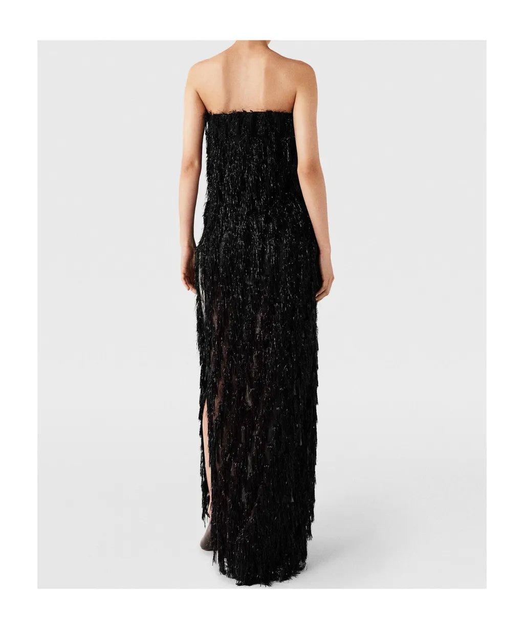 Tube Top Tassel Dress