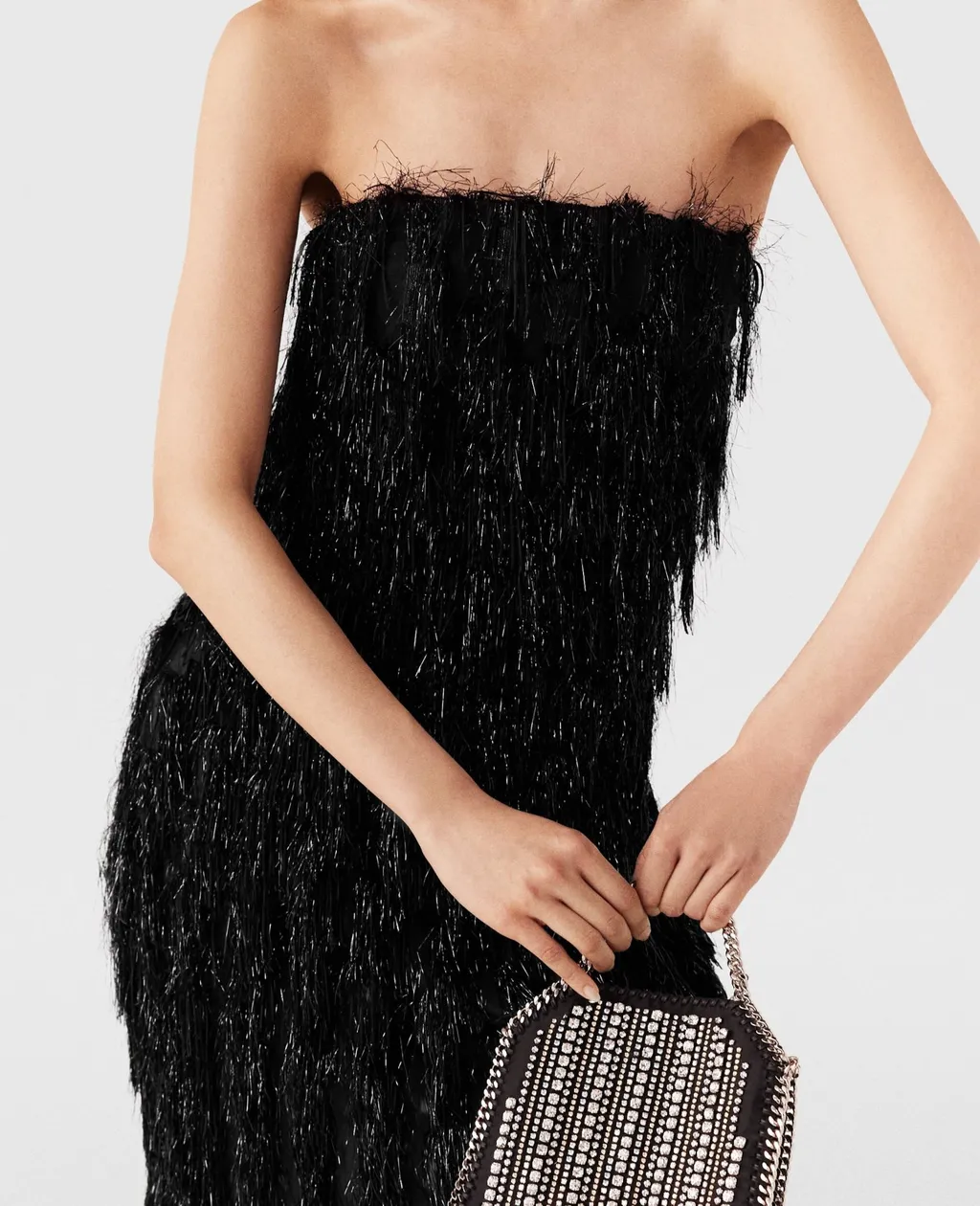 Tube Top Tassel Dress