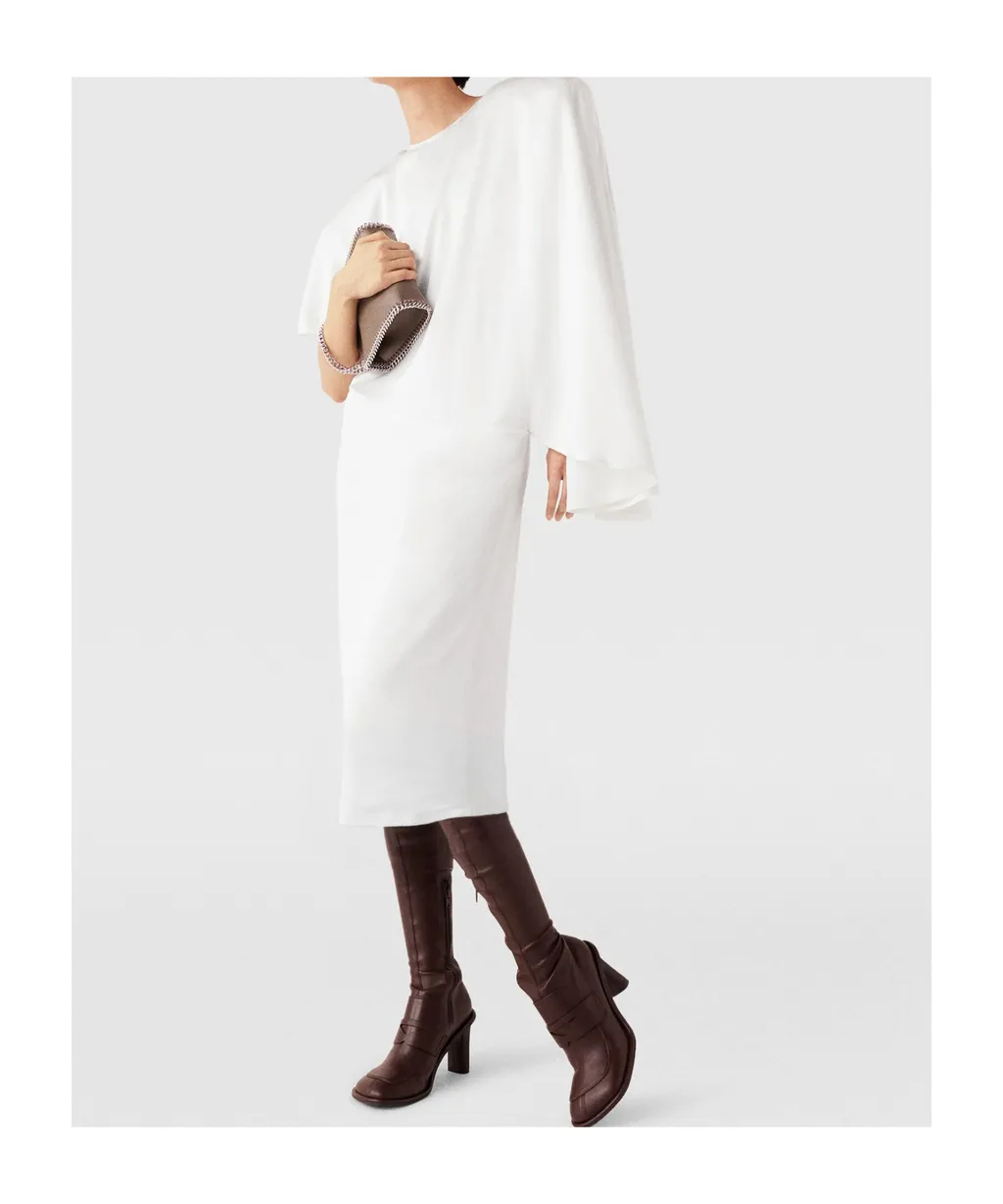 Asymmetrical Pendant Mid-Length Dress