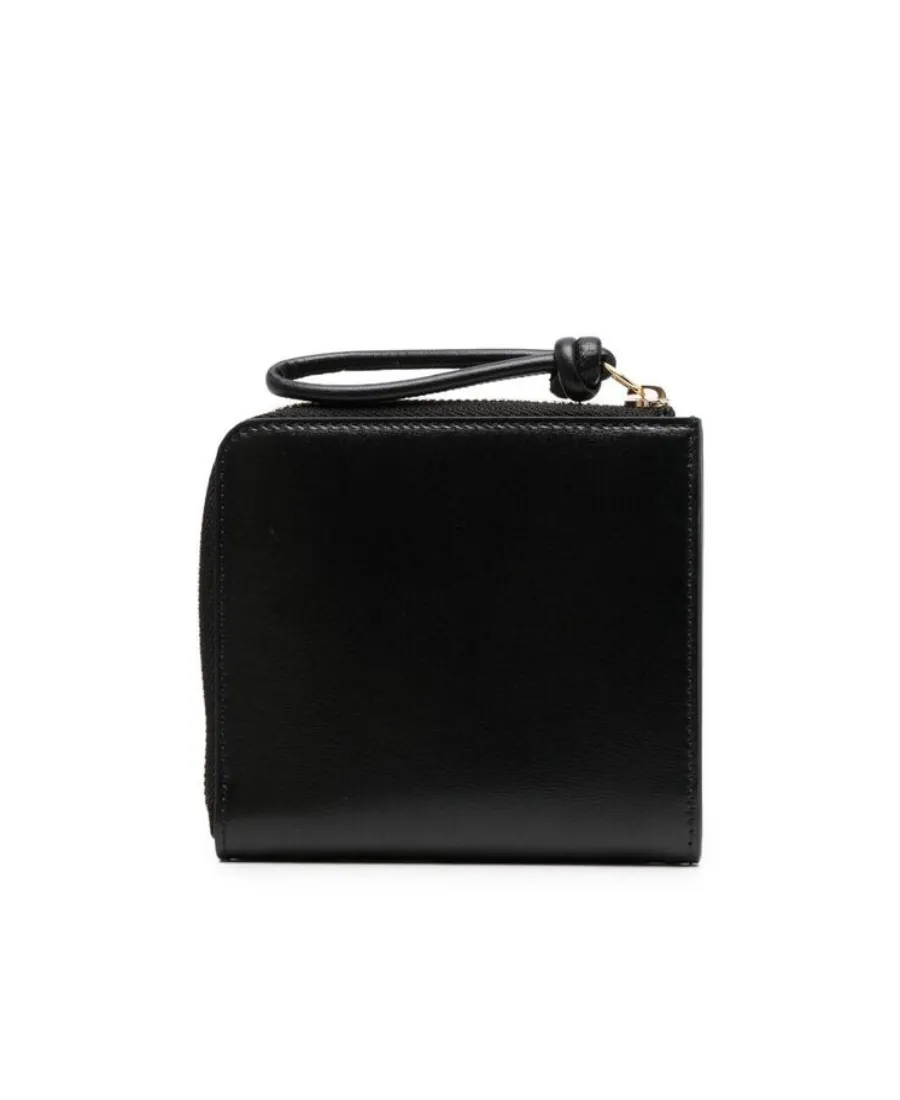 Jil Sander Logo Embossed Zip-Around Wallet