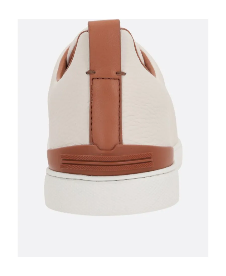 Zegna Triple Stitch Slip-On Sneakers