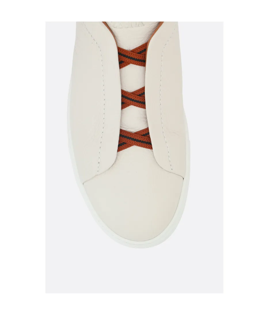 Zegna Triple Stitch Slip-On Sneakers