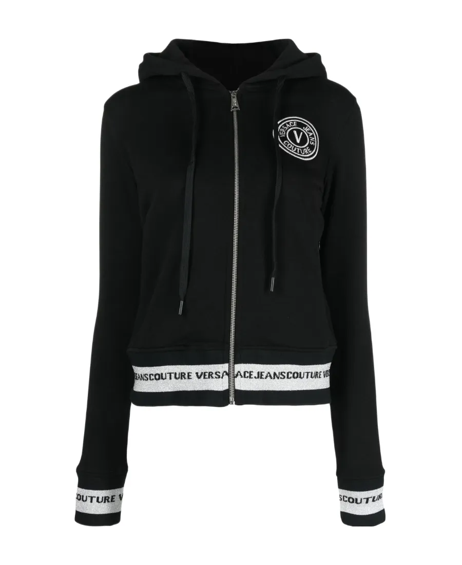 Logo-Embroidered Zip-Up Hoodie