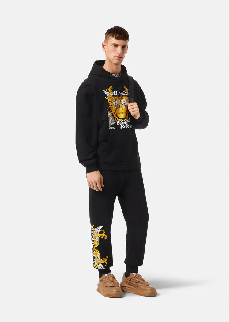 Logo-Print Cotton Track Pants