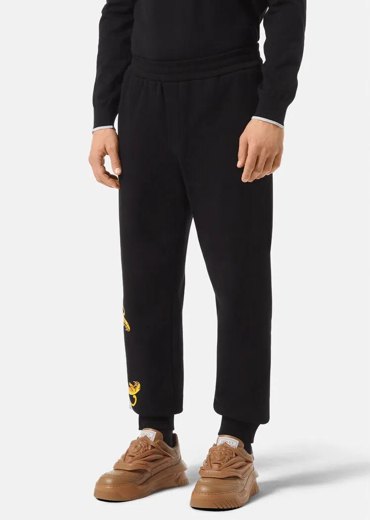 Logo-Print Cotton Track Pants