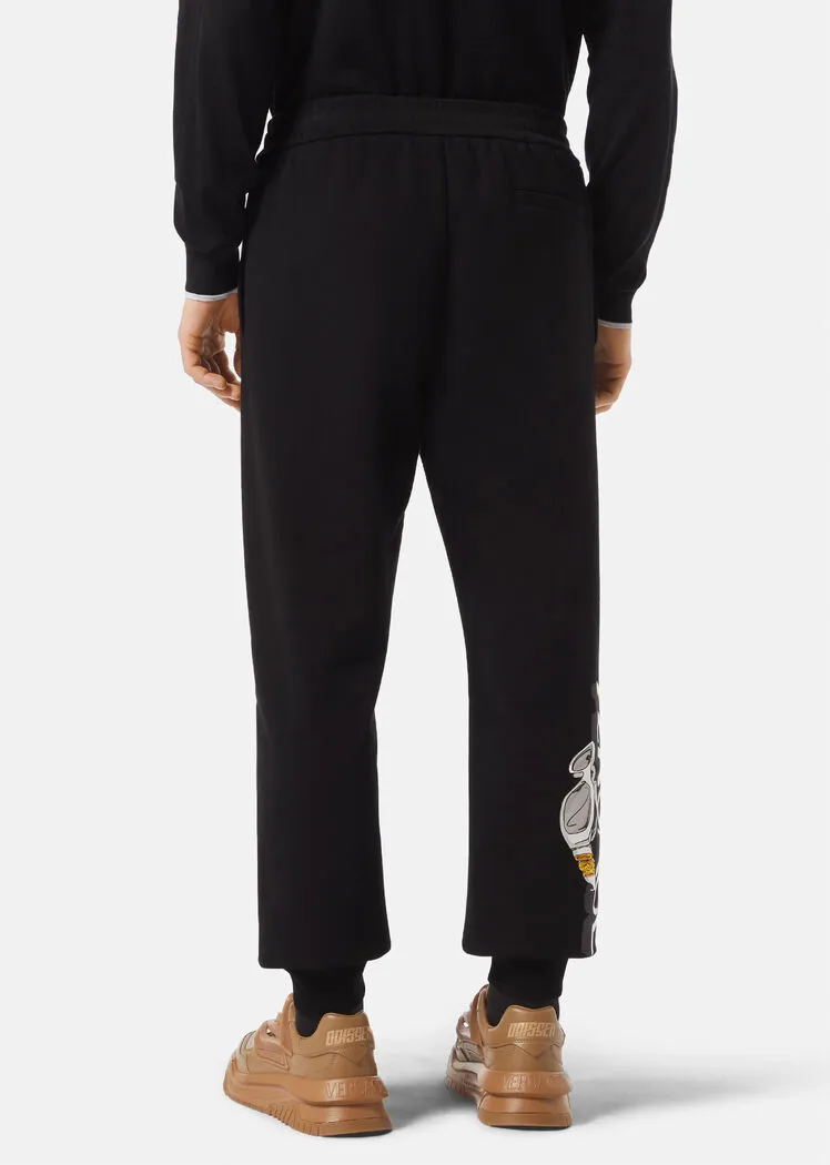 Logo-Print Cotton Track Pants
