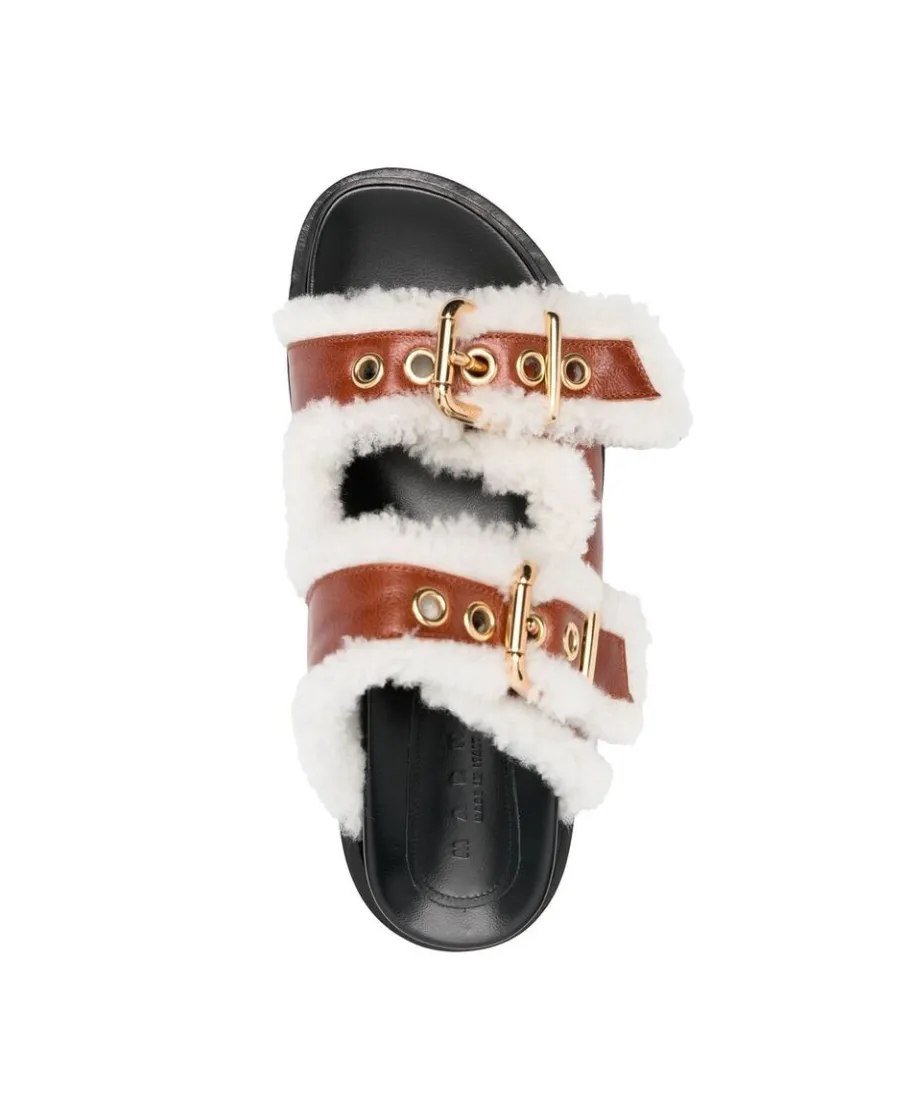 Marni Double-Strap Slip-On Slippers