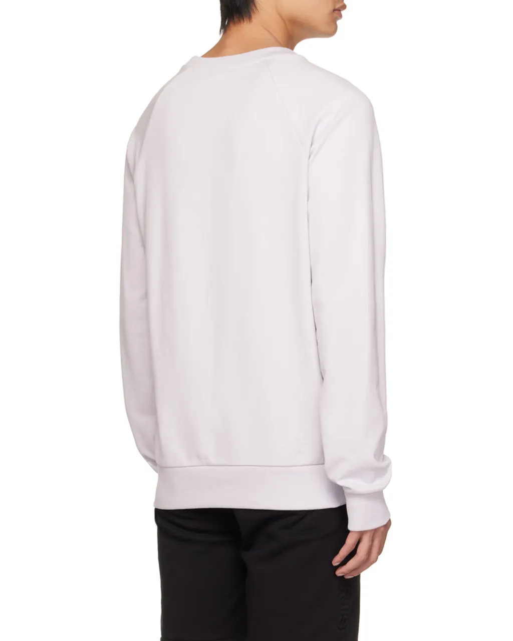 Cotton Printed Balmain Logo Sweatshirt