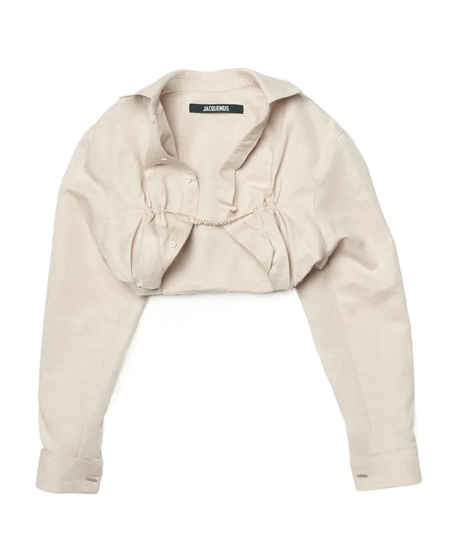 Jacquemus Long-Sleeved Cropped Bolero Shirt