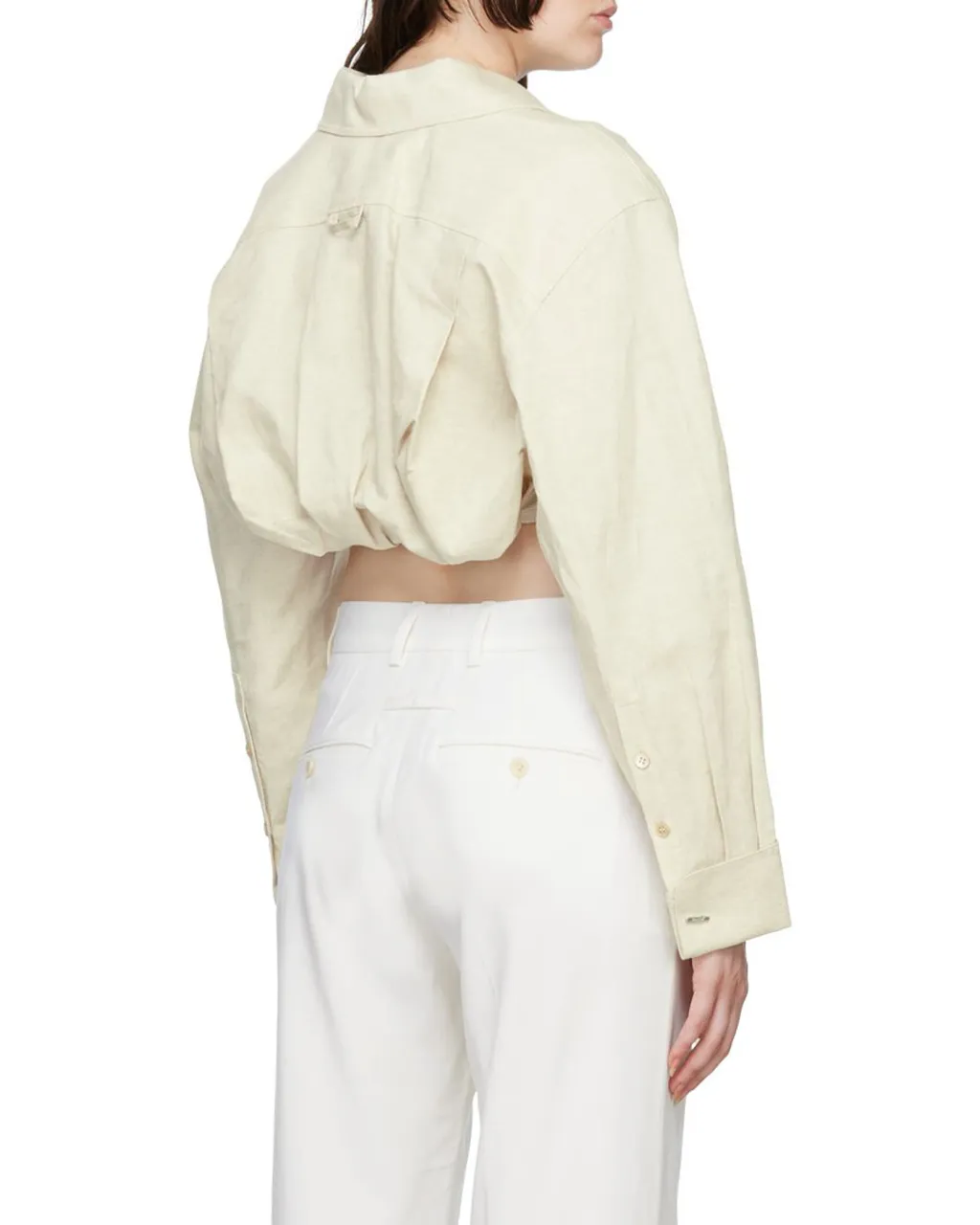 Jacquemus Long-Sleeved Cropped Bolero Shirt