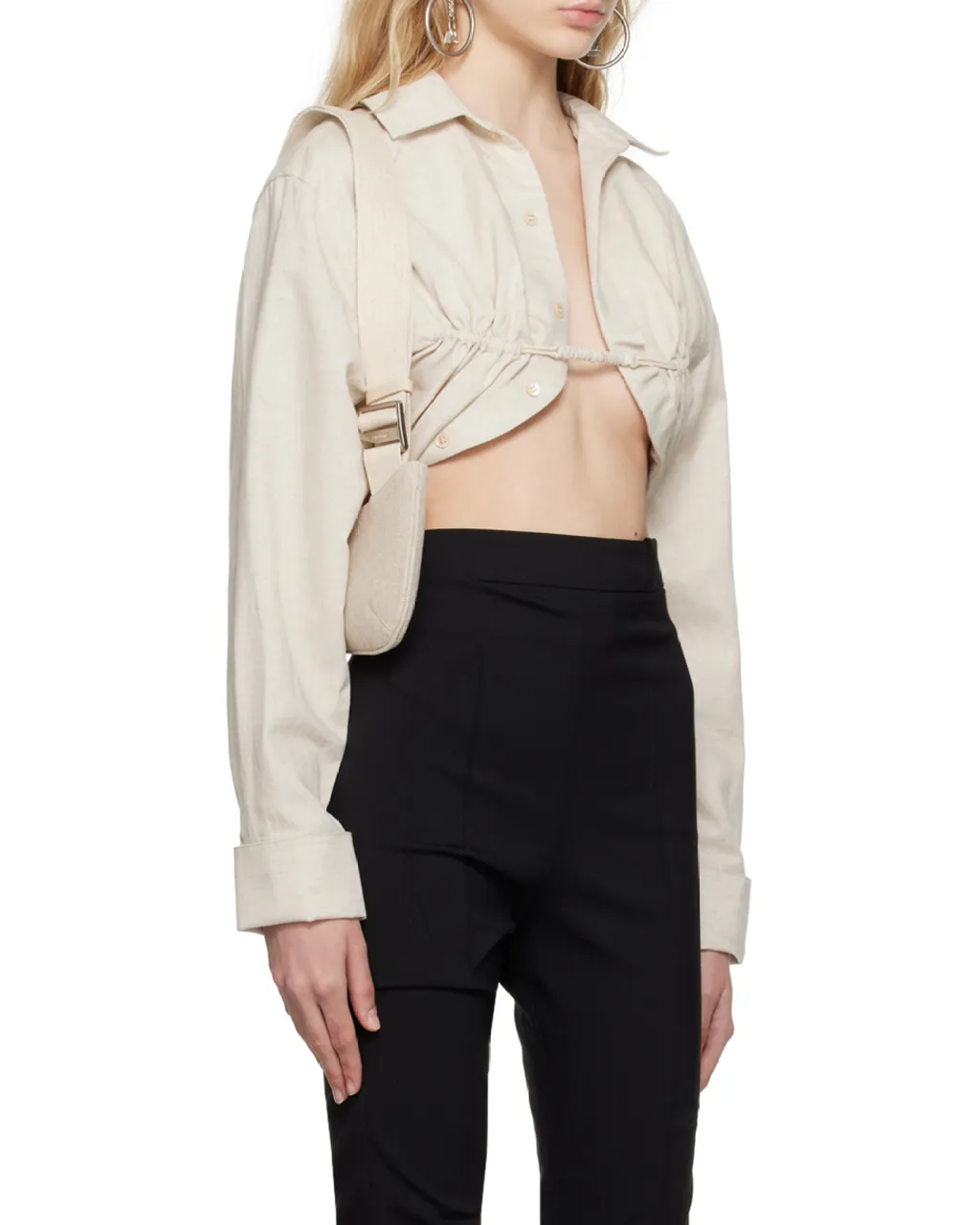 Jacquemus Long-Sleeved Cropped Bolero Shirt