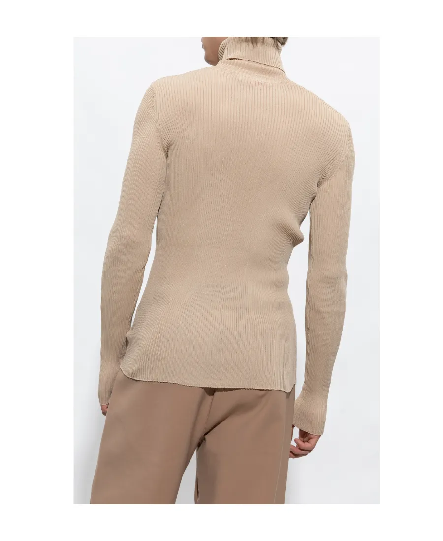 Off-White Helvet Ribbed Long-Sleeved Jumper