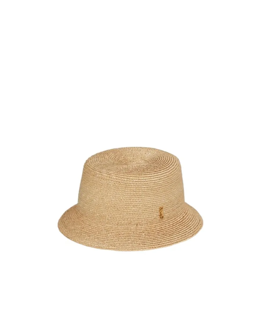 Saint Laurent Maglina Logo Plaque Bucket Hat