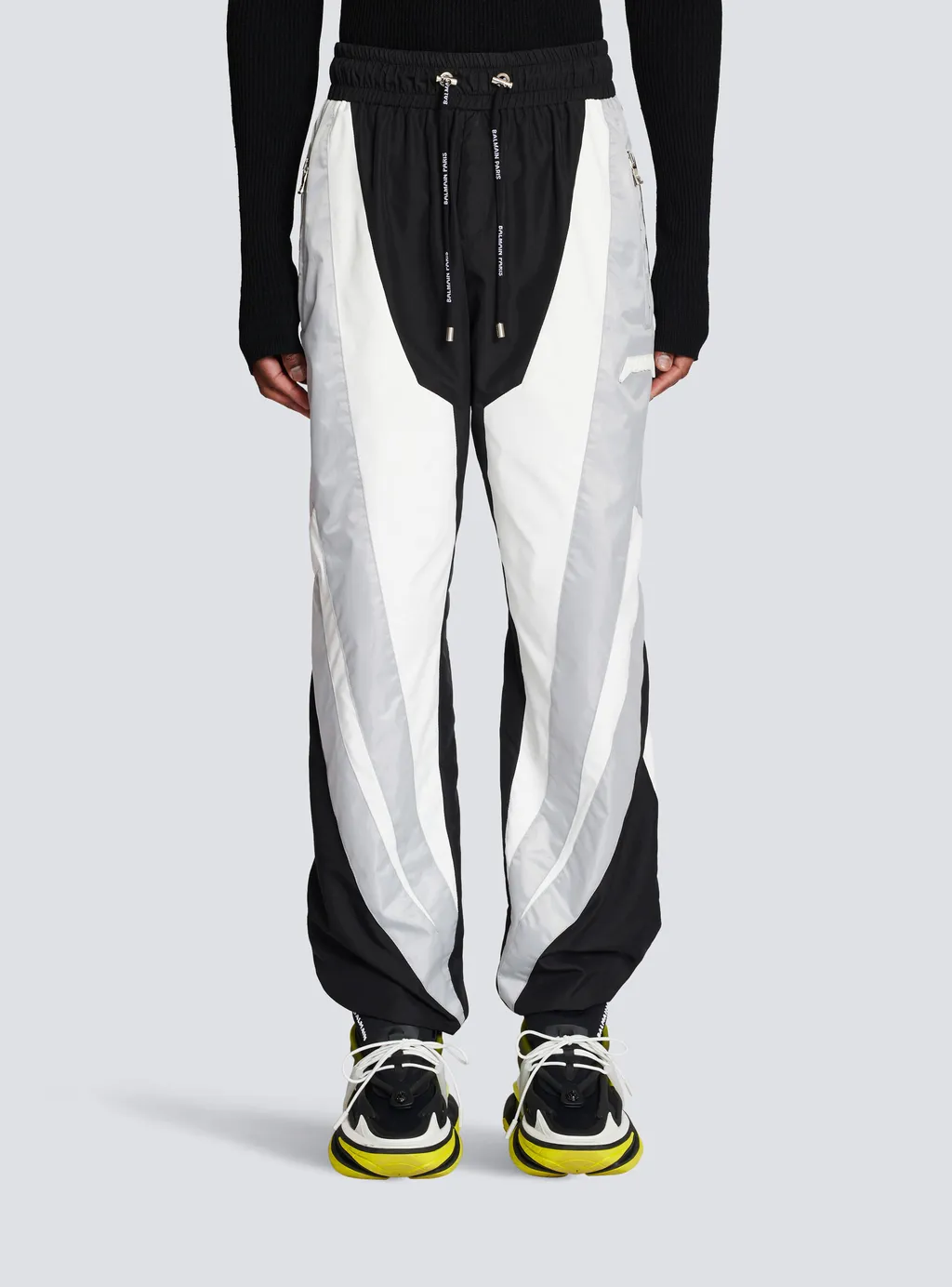 Balmain Logo Nylon Trousers