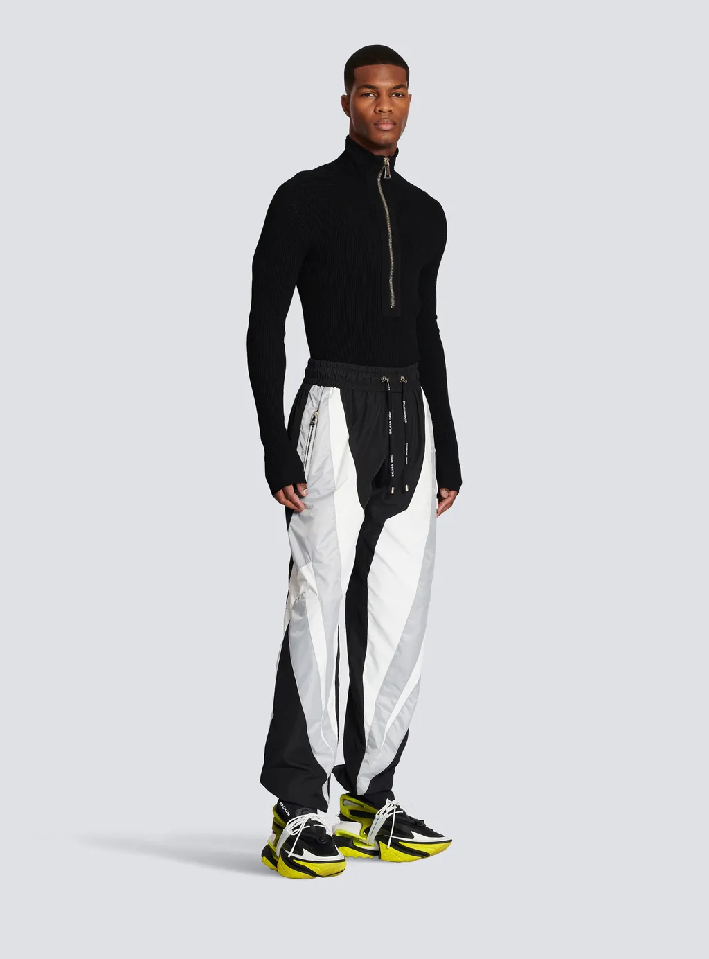 Balmain Logo Nylon Trousers