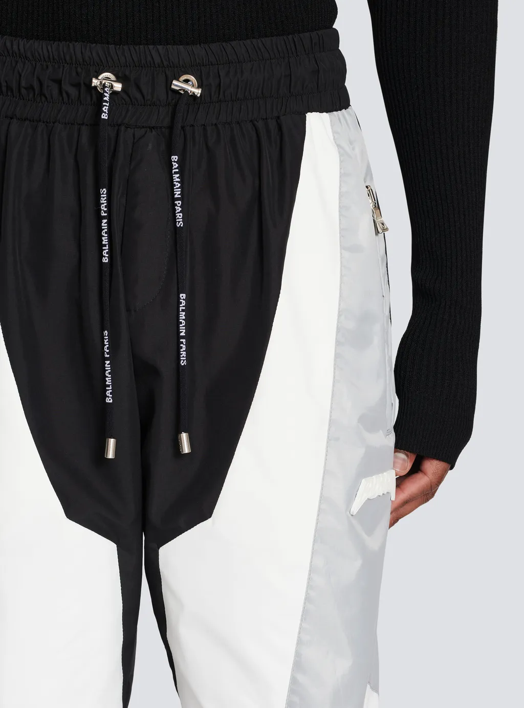 Balmain Logo Nylon Trousers