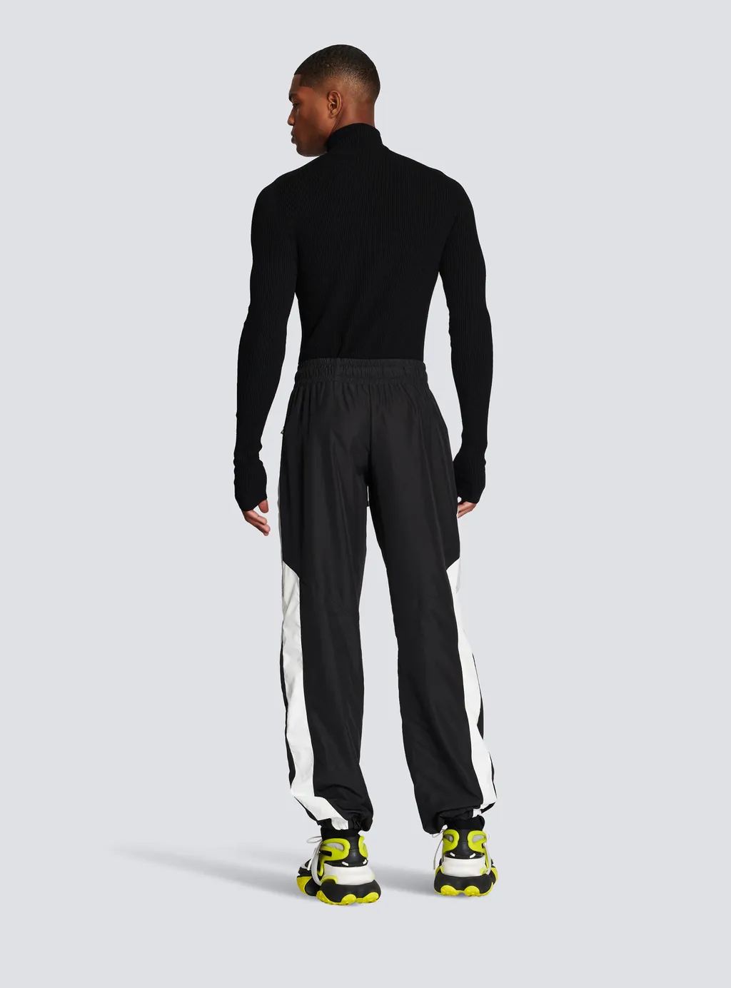 Balmain Logo Nylon Trousers