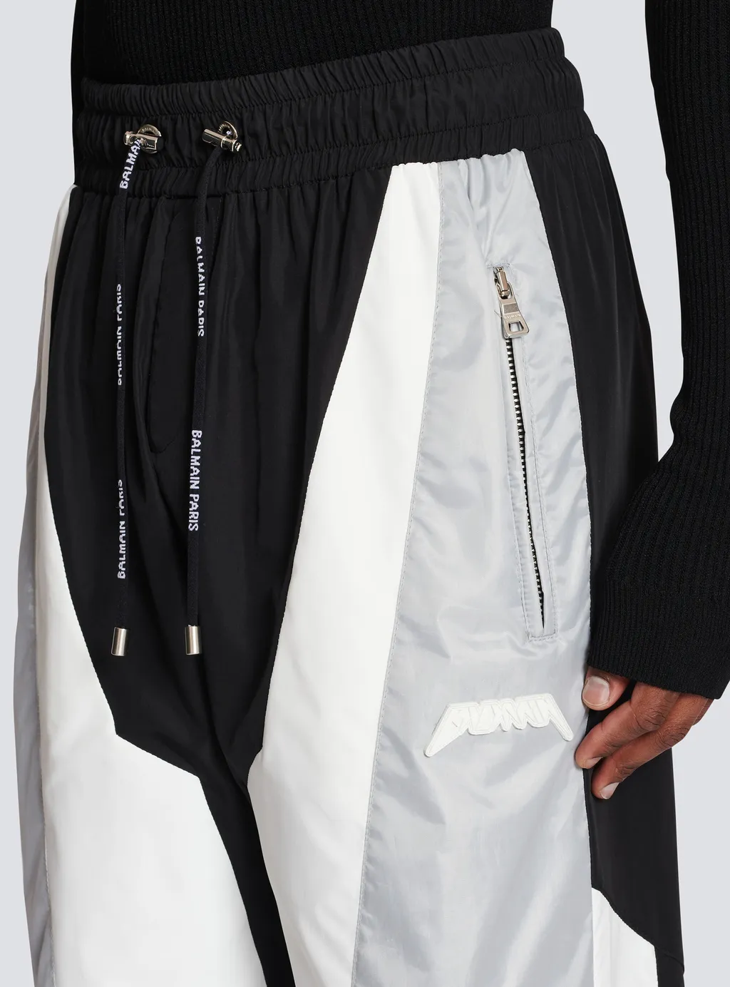 Balmain Logo Nylon Trousers