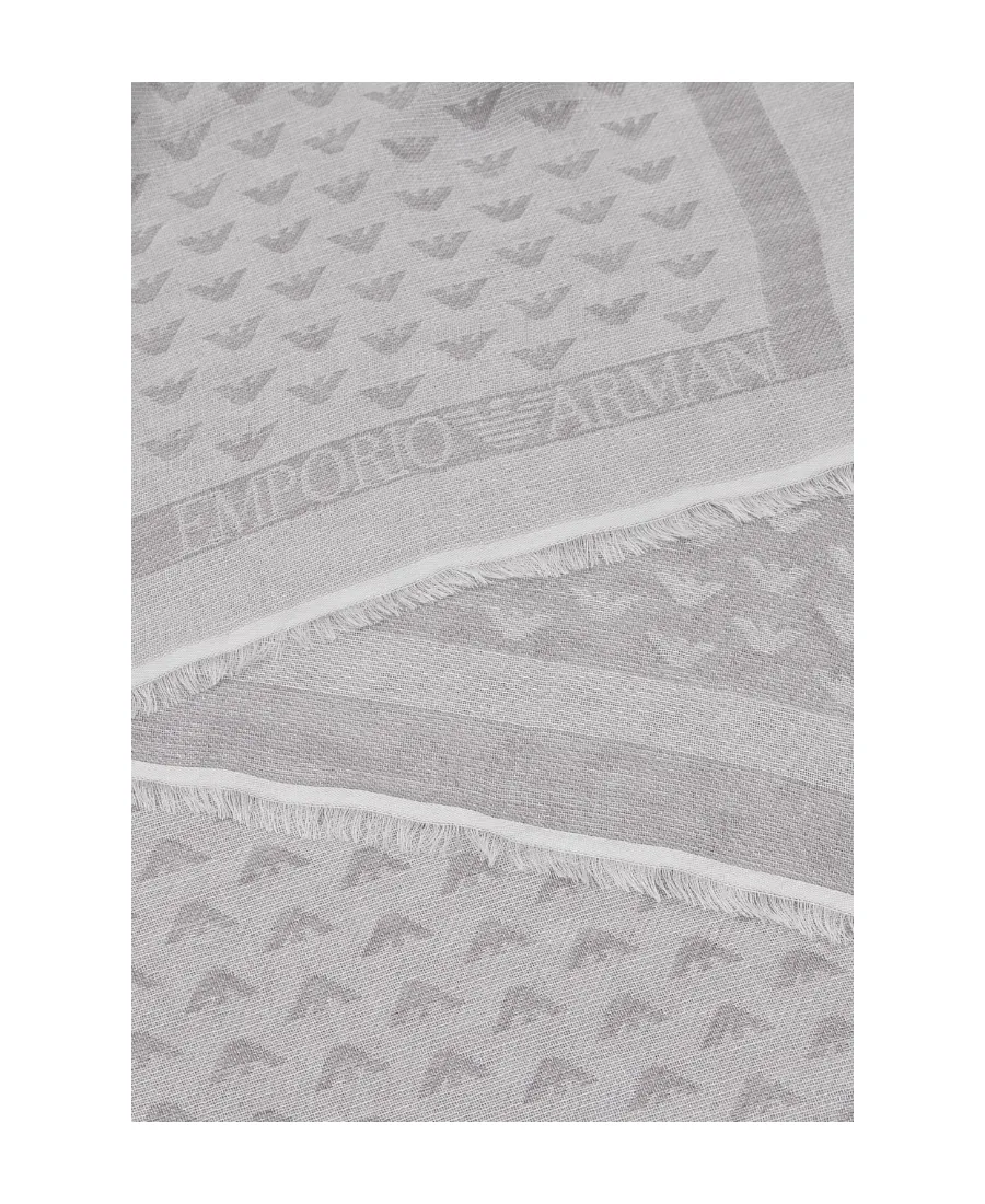 Monogram Frayed Scarf