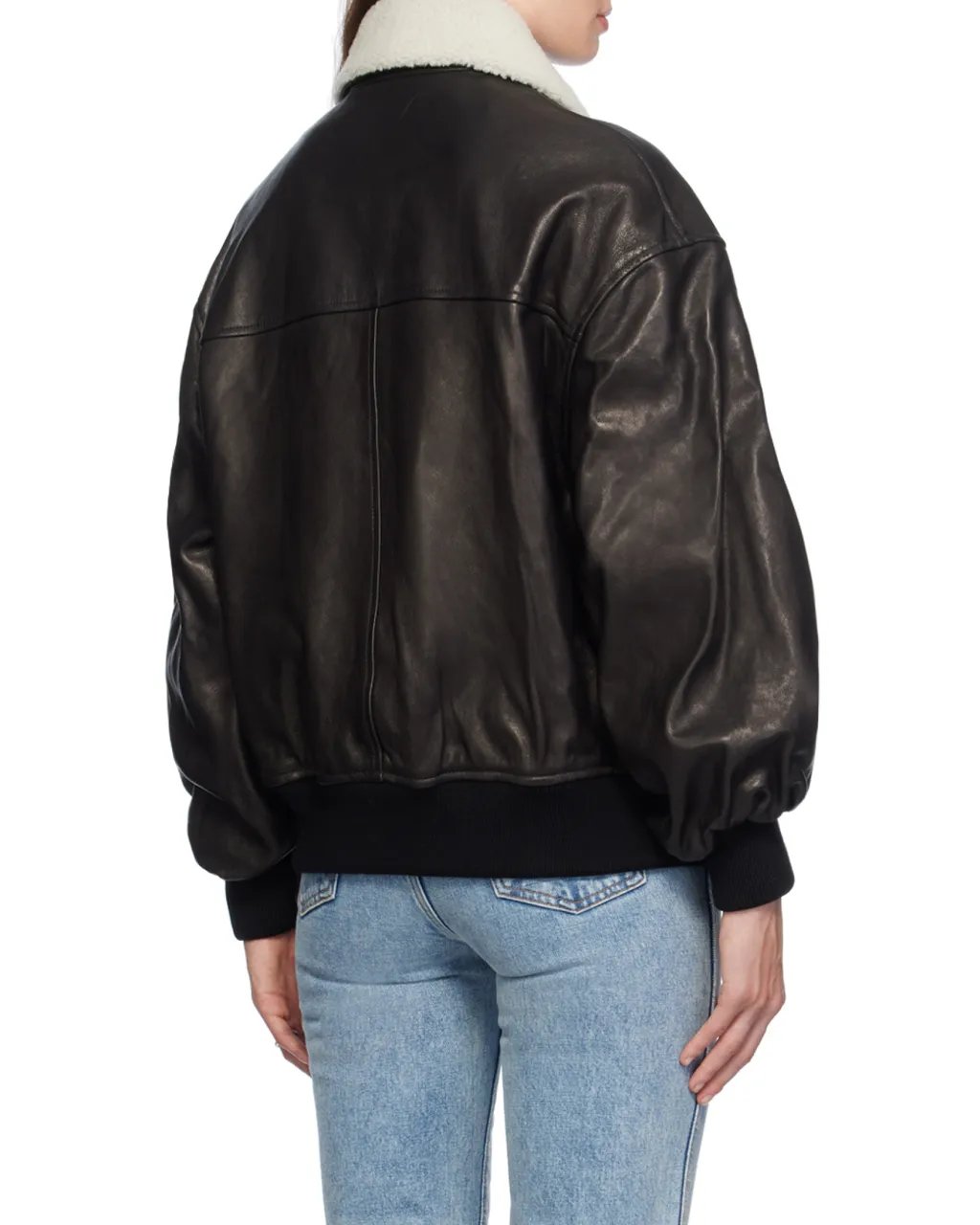 Khaite Shellar Leather Jacket