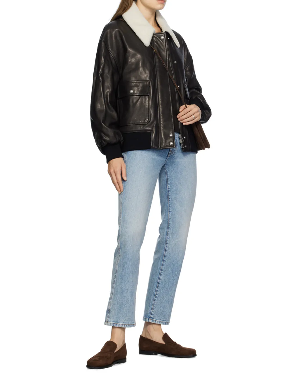 Khaite Shellar Leather Jacket