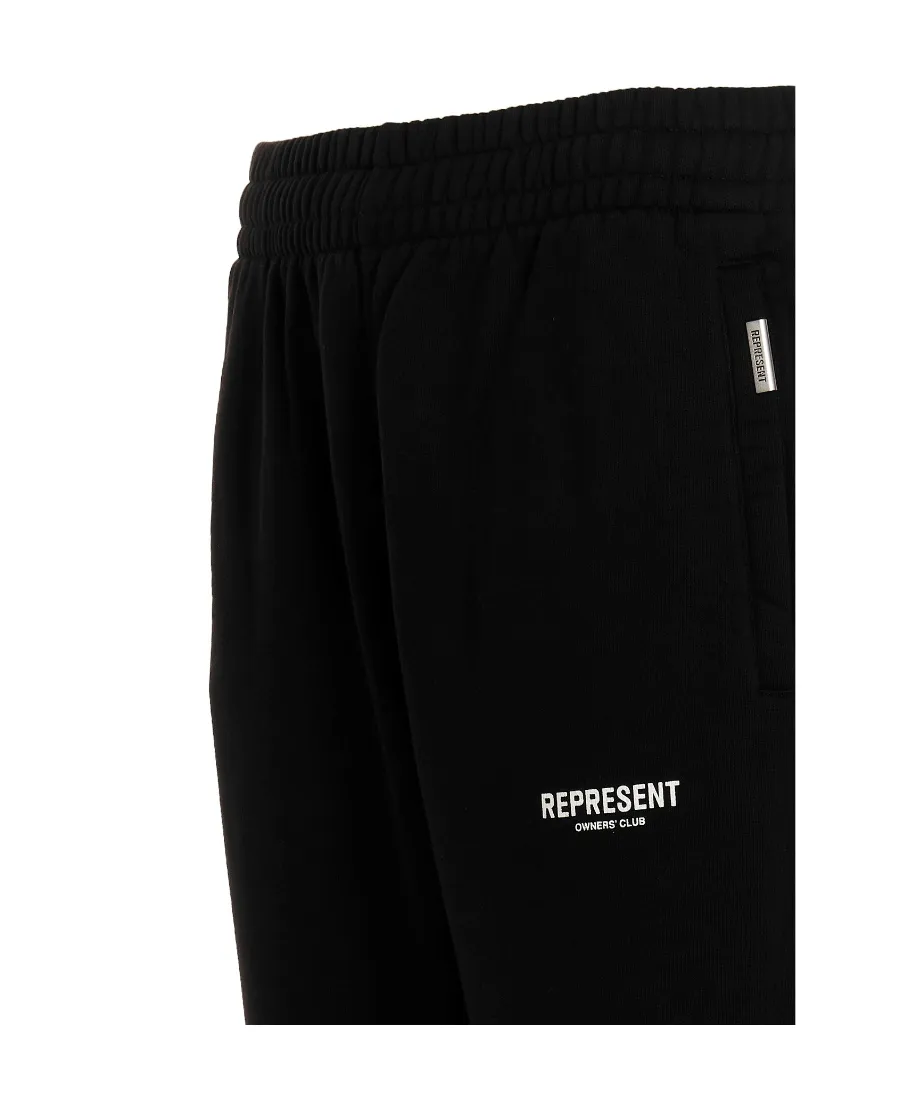 Represent Logo Printed Slim Cut Trousers