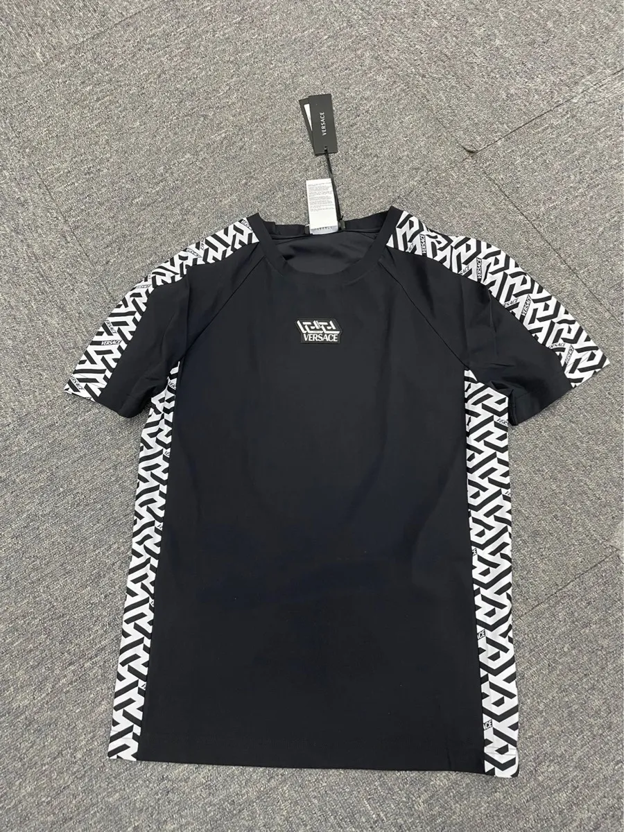 La Greca Panel Short-Sleeve T-Shirt
